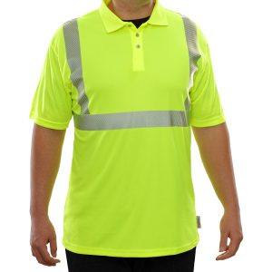302CTLM Hi-Vis Birdseye Safety Polo Shirt with Comfort Trim by 3MTM