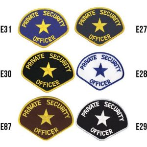 PRIVATE SECURITY OFFICER SHOULDER PATCH