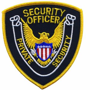 SECURITY OFFICER SHOULDER PATCH