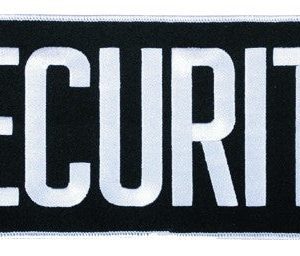 SECURITY BACK EMBLEM