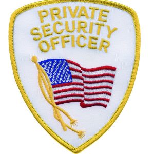 PRIVATE SECURITY OFFICER SHOULDER PATCH