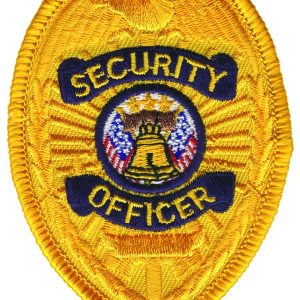 SECURITY OFFICER CHEST EMBLEM WITH LIBERTY BELL