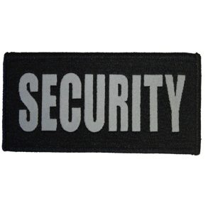 SECURITY REFLECTIVE CHEST EMBLEM - GREY