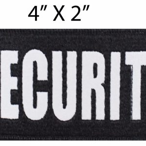 SECURITY REFLECTIVE CHEST EMBLEM