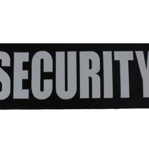 SECURITY BACK W/SILVER REFLECTIVE EMBLEM