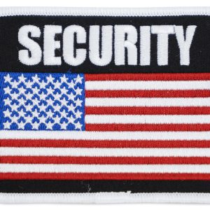SECURITY AMERICAN FLAG PATCH - LEFT SIDE