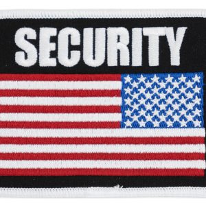 SECURITY AMERICAN FLAG PATCH - RIGHT SIDE